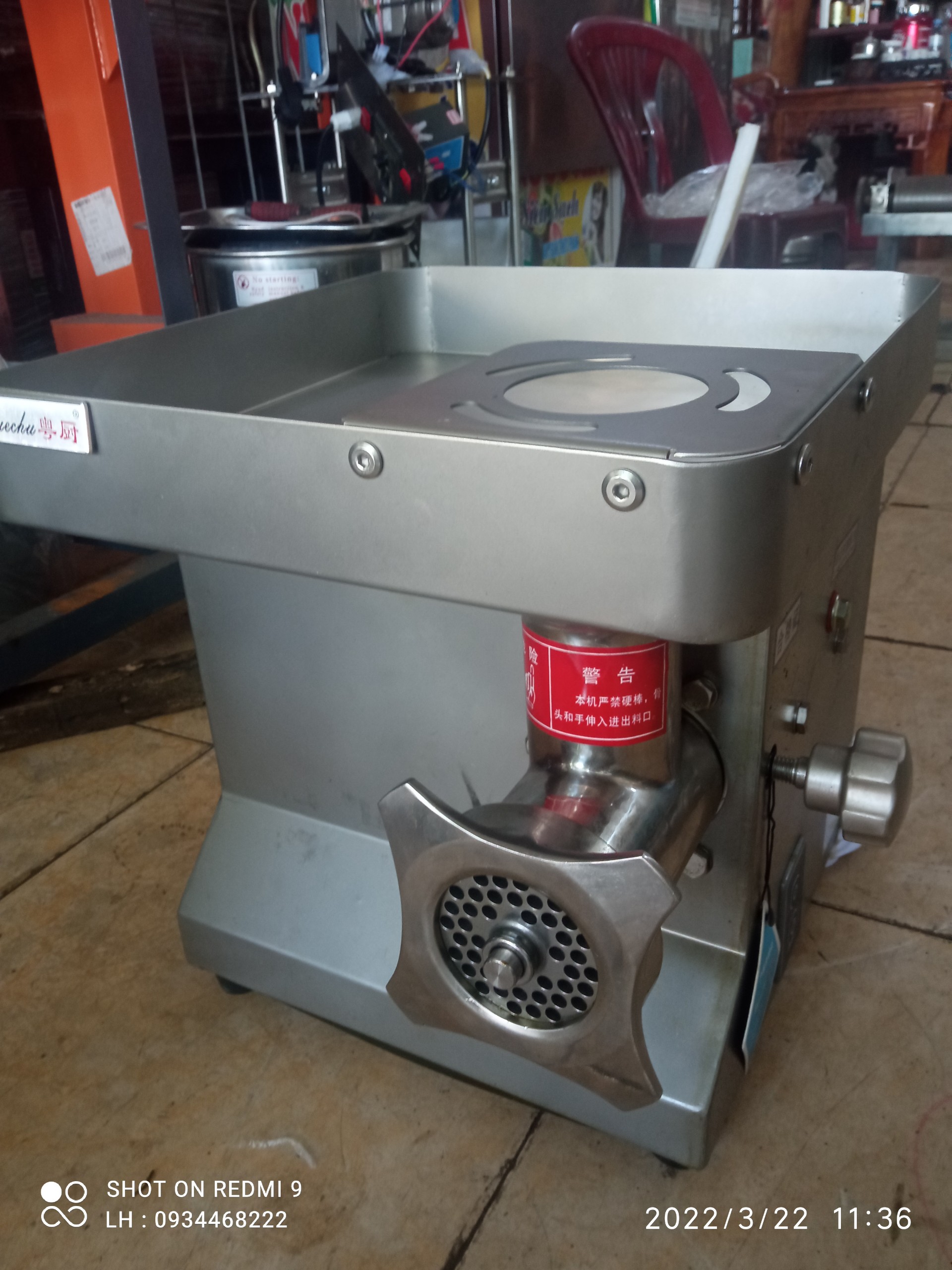Máy Xay Đùn Thịt inox Vuông